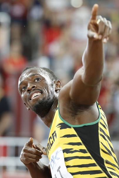 Usain Bolt vince con 114 voti il referendum 2015 della Gazzetta dello Sport come miglior atleta dell&#39;anno. Salta gran parte della stagione per problemi fisici, ma ai Mondiali di Pechino conquista tre ori (100, 200, 4x100) e diventa l&#39;atleta pi vincente di sempre nella manifestazione (Afp)